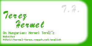 terez hermel business card